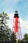 Matted Print - Crooked River Lighthouse